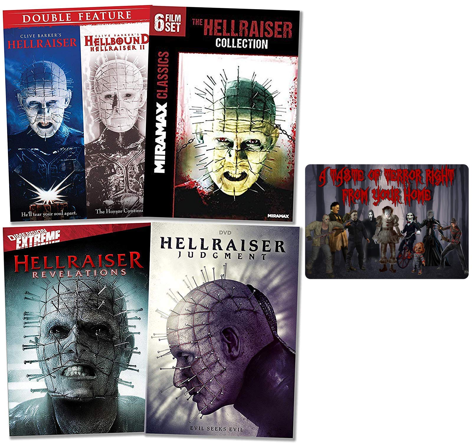 Hellraiser Complete 10 Movie Series DVD Set - Judgement